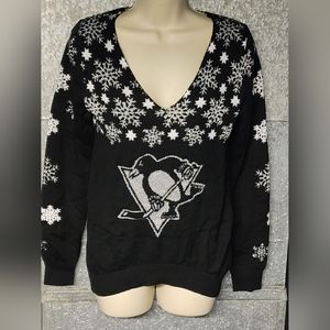 NHL Hockey Penquins Sweater Womens Small